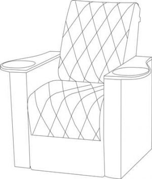 Roberto Pedicure & Manicure Sofa