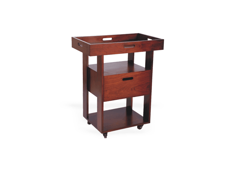 Kumkum Wooden Spa Trolley