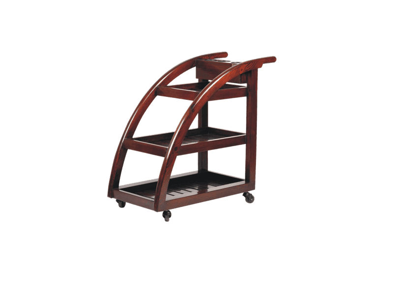 Naino Wooden Spa Trolley