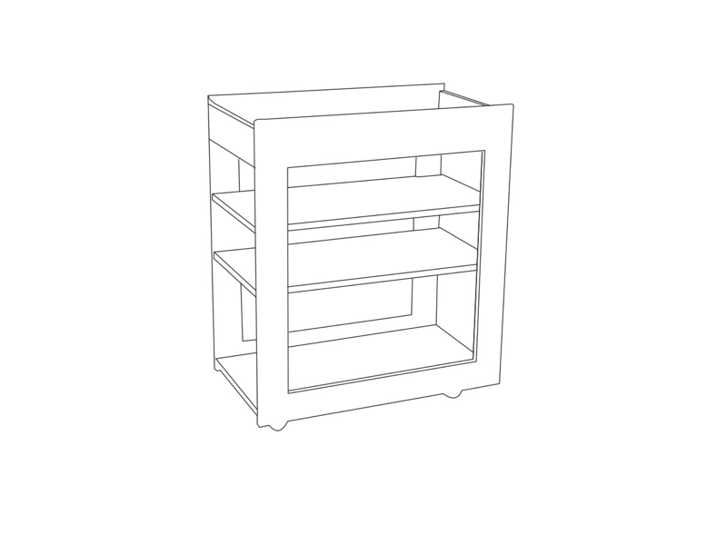 Dimension for Surbhi Wooden Spa Trolley Dimension for Surbhi Wooden Spa Trolley