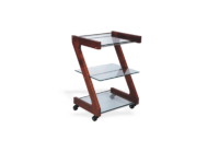 Kanka Trolley in Wood & Glass