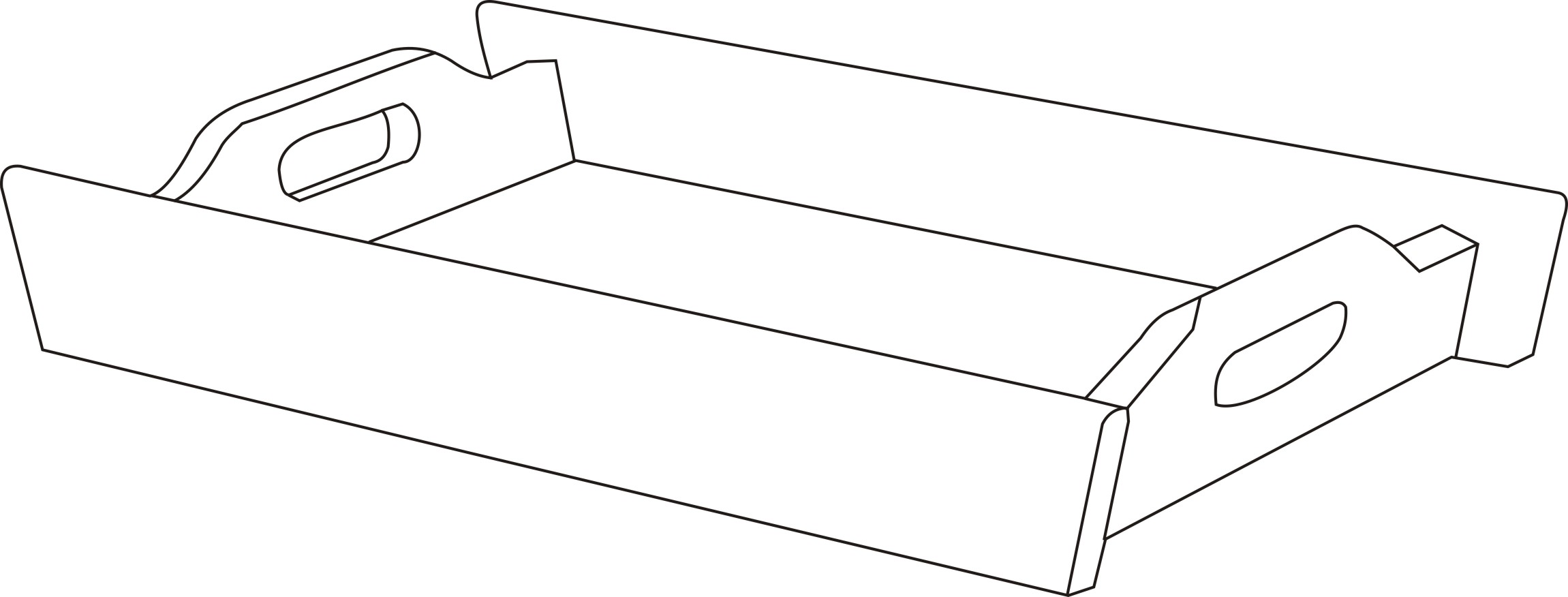 Dimension for Designer Service Tray Dimension for Designer Service Tray