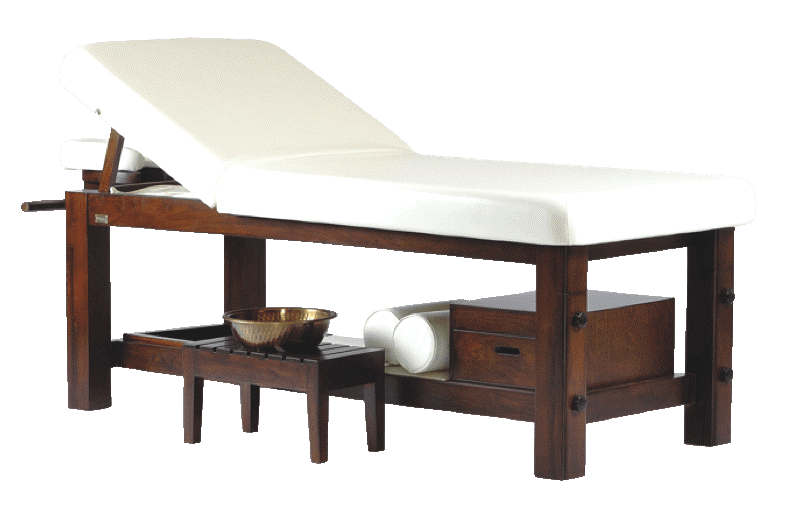 What is a massage bed called?
